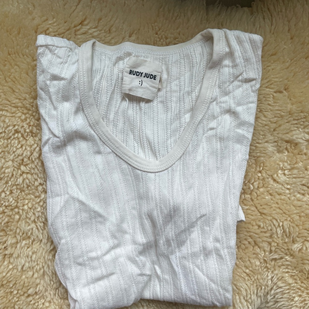 Rudy Jude Pointelle Tee - natural - M